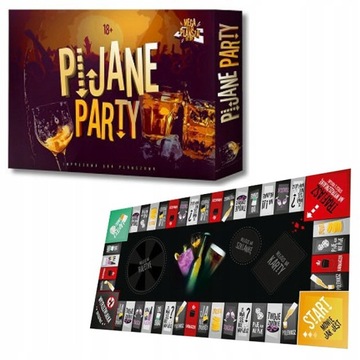 GRA IMPREZOWA PIJANE PARTY - MONETY RULETKA KARTY