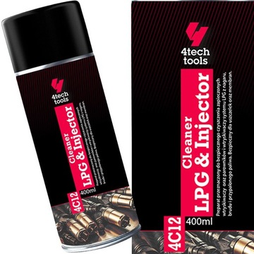 4techtools LPG&Injector Cleaner do Czyszczenia Parowników i Wtrysków 400ml