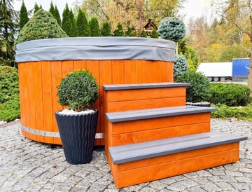 Садовое джакузи с электрическим подогревом