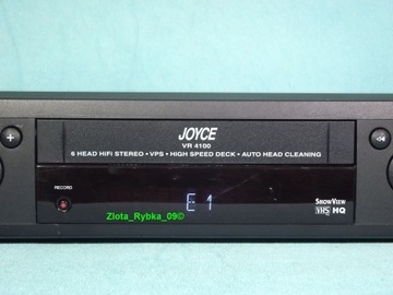 6-головочный Видеомагнитофон JOYCE / PHILIPS STEREO SP/LP ДИСТАНЦИОННОЕ ПОЛЬСКОЕ МЕНЮ ГАРАНТИЯ