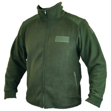 Gruby POLAR WOJSKOWY MYŚLIWSKI Bluza OLIVE green S