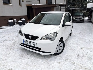 Seat Mii Hatchback 5d 1.0 75KM 2012 Seat Mii Tylko 100tyśkm! WERSJA 4You White 2012 1WŁAŚCICIEL Klima 1.0B 75KM