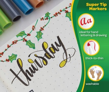 Многоцветные смываемые маркеры Crayola SuperTips, 50 шт.