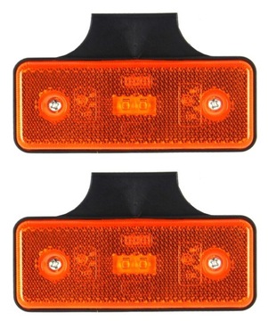 OBRYSÓWKA DIODOWA LED LAMPA OBRYSOWA POMARAŃCZOWA