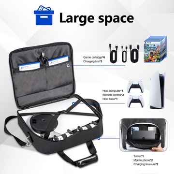 СУМКА-ЧЕХОЛ С РУЧКОЙ ДЛЯ SONY PS 5 CASE