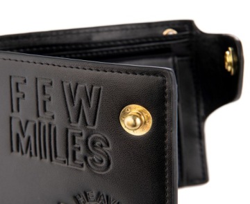 Изготовленный на заказ мужской кожаный кошелек RFID + брелок для ключей TIR