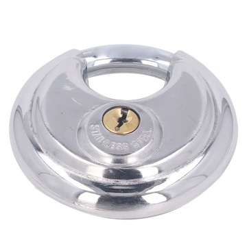 36 шт., навесной замок из нержавеющей стали 201, дисковый замок 70 мм с фитингом