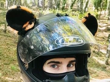 Украшение для лыжного/мотоциклетного шлема - ШАРЫ