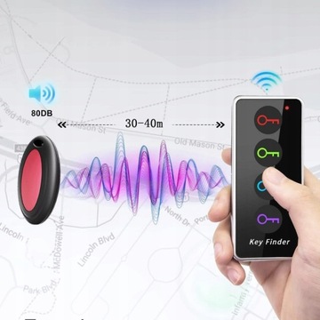 БЕСПРОВОДНОЙ КЛЮЧЕВОЙ ЛОКАТОР 4 В 1