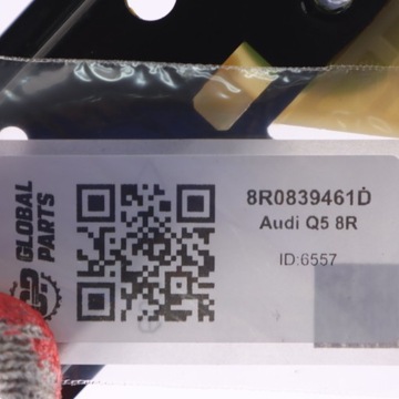 AUDI Q5 8R MECHANIZMUS ZVEDÁK OKNO LEVÝ ZADNÍ 8R0839461D