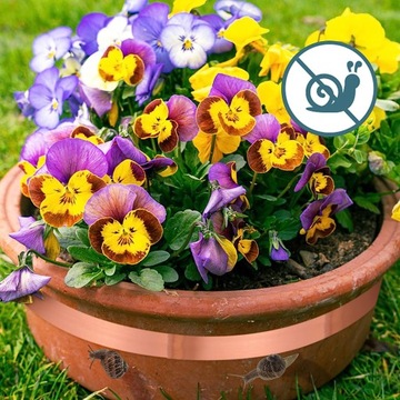 МЕДНАЯ КЛЕЙКАЯ ФОЛЬГА, КЛЕЙКАЯ ЛЕНТА, ПРОТИВ СЛИНКОВ, 25 М Х 50 ММ