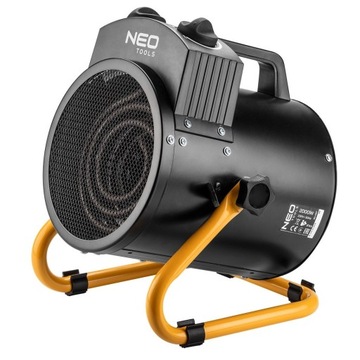 NAGRZEWNICA ELEKTRYCZNA 2KW PRZEMYSŁ, REGULACJA USTAWIENIA, IPX4 NEO TOOLS