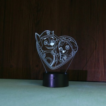 3D НОЧНИК PAW PATROL CHASE ПУЛЬТ ПОДАРКА