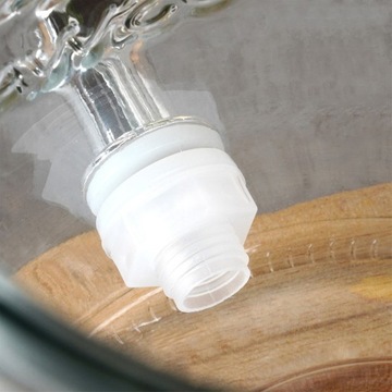 Słój NA NAPOJE słoik dystrybutor do napojów szklany z kranem kranikiem 6,2L