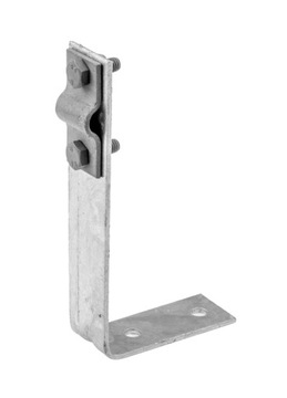UCHWYT KĄTOWY ZACISK ŚRUBOWY 2 x M6 DRUT 8,10MM