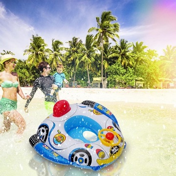 МОТОРНАЯ ЛОДКА С РУЛЕМ ДЛЯ ПЛАВАНИЯ ПОНТО ДЛЯ ДЕТСКОГО СИДЕНИЯ БАССЕЙН