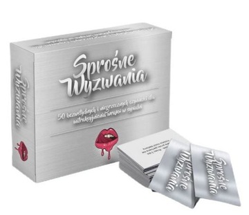EROTYCZNA GRA DLA PAR KARTY MIŁOŚCI prezent na Mikołajki SPROŚNE WYZWANIA
