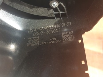 MERCEDES B TŘÍDA W246 A W176 PÁSEK AIRBAG MINCE PŘEPÍNAČ KOMBINOVANÝ