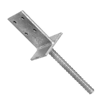 Бетонный столбчатый фундамент - встраиваемый - PSW 71x130x71x8,0