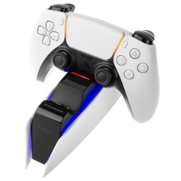 Stacja do ładowania Fixed do PlayStation 5, PS5, ładowarka na dwa pady LED