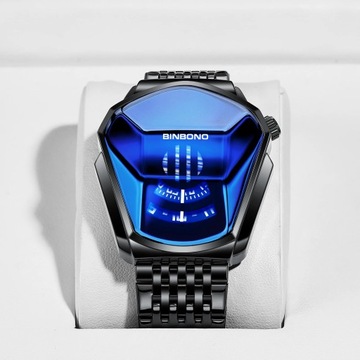 Binbond Top Luxury Brand Trend Cool Men's Wrist Watch Stainless Steel