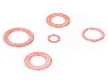 МЕДНЫЕ ШАЙБЫ НАБОР МЕДНЫХ ШАЙБ МЕДНЫЕ УПЛОТНЕНИЯ 150 EL