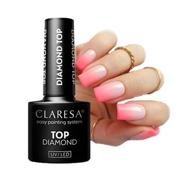 CLARESA Diamond Top No Wipe do hybryd led uv 5ml