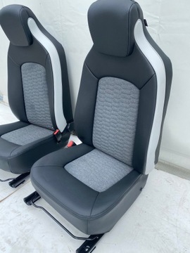 RENAULT ZOE II SKÓRZANE FOTELE KANAPA SIEDZENIA WNĘTRZE TAPICERKA SKÓRY