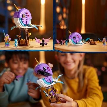 ХРАНЕНИЕ ВОЗДУШНОГО ШАРА LEGO DREAMZZZ «ИЗЗИ» В ПАСТИ КИТОВОЙ КОЛЕСНИЦЫ