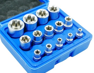 KLUCZE NASADOWE NASADKI TORX WEWNĘTRZNE E4 - E24