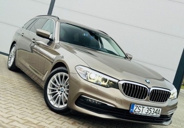 BMW Seria 5 G30-G31 Touring 520d 190KM 2018 BMW Seria 5 X Drive 190ps Virtual Tacho SportLine Bi Led Serwis Gwarancja
