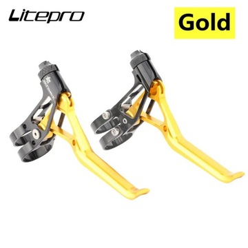 Тормозной рычаг Litepro Сверхлегкий складной велосипед из алюминиевого сплава 64 г, дорожный велосипед