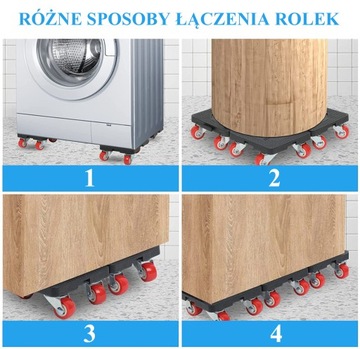 ZESTAW ROLKI DO TRANSPORTU PRZESUWANIA MEBLI GIFTEAK *WIDEO*