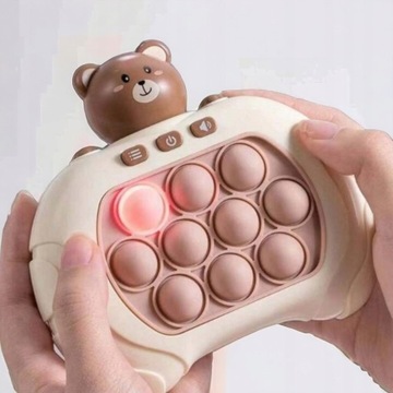 POP IT АНТИСТРЕССОВАЯ АРКАДНАЯ ЭЛЕКТРОННАЯ ИГРА BEAR BEAR NEW