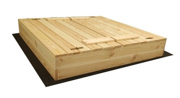 ДЕРЕВЯННАЯ ПЕСОЧНИЦА ЗАКРЫТАЯ, ЛАВКИ 120, ПРОИЗВОДИТЕЛЬ