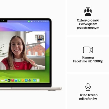 Ноутбук MacBook Air 13,6 M3 16 ГБ/512 ГБ Starlight США