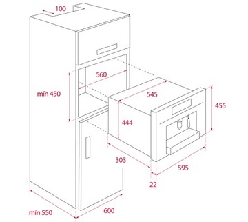 Встраиваемая кофемашина 45см TEKA CLC 835 MC WH