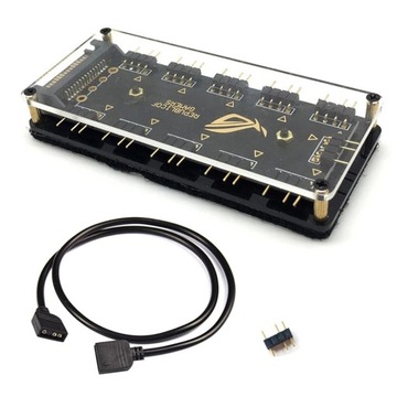 ARGB HUB 10-ПОРТНЫЙ 3-контактный светодиодный концентратор RGB