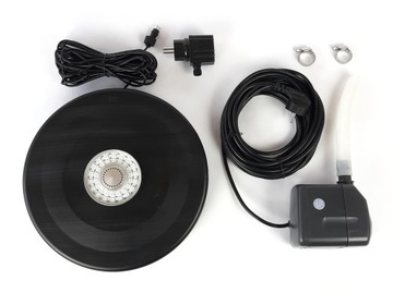 ПЛАВАЮЩИЙ ФОНТАН С ЦВЕТНОЙ СВЕТОДИОДНОЙ ПОДСВЕТКОЙ