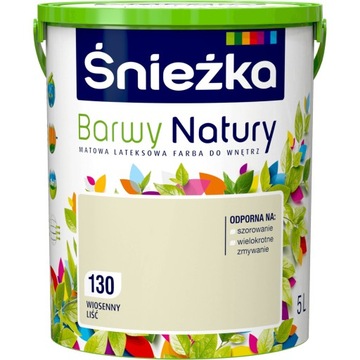ŚNIEŻKA BARWY NATURY Wiosenny Liść 130 5L