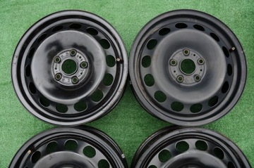 4× DISK OCELOVÝ VOLKSWAGEN OE 5Q0601027BG 6.0" X 16" 5X112 ET 48
