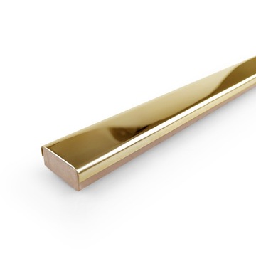 LISTWA INOX METALOWA ZŁOTA STEEL POŁYSK 2 cm x 60 cm