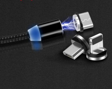 МАГНИТНЫЙ КАБЕЛЬ 3в1 MICRO TYPE-C USB-C к IPHONE