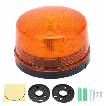 SYGNALIZATOR OPTYCZNY 12V LED OKRĄGŁY KOGUT BRAMA