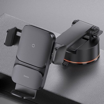 Автомобильный держатель телефона с индуктивной зарядкой 15 Вт Baseus для платы