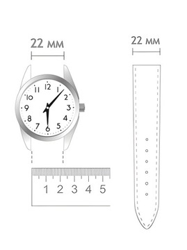 Pasek do zegarka 22mm