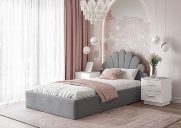 ЭШЛИ мягкая кровать с ящиком 120х200 см