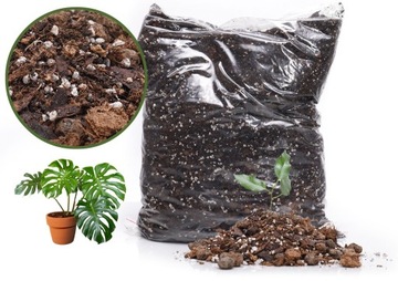 Водопроницаемый субстрат объемом 10 л для монстеры филодендрон