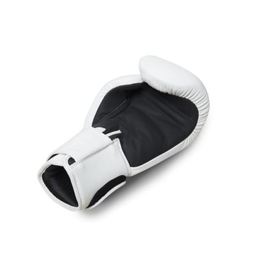 Классические перчатки StormCloud Blizzard для тайского бокса, белые, 14 унций