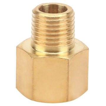 Латунный фитинг для манометра от 1/2 дюйма BSPT с наружной резьбой до 5/8 дюйма NPT YH